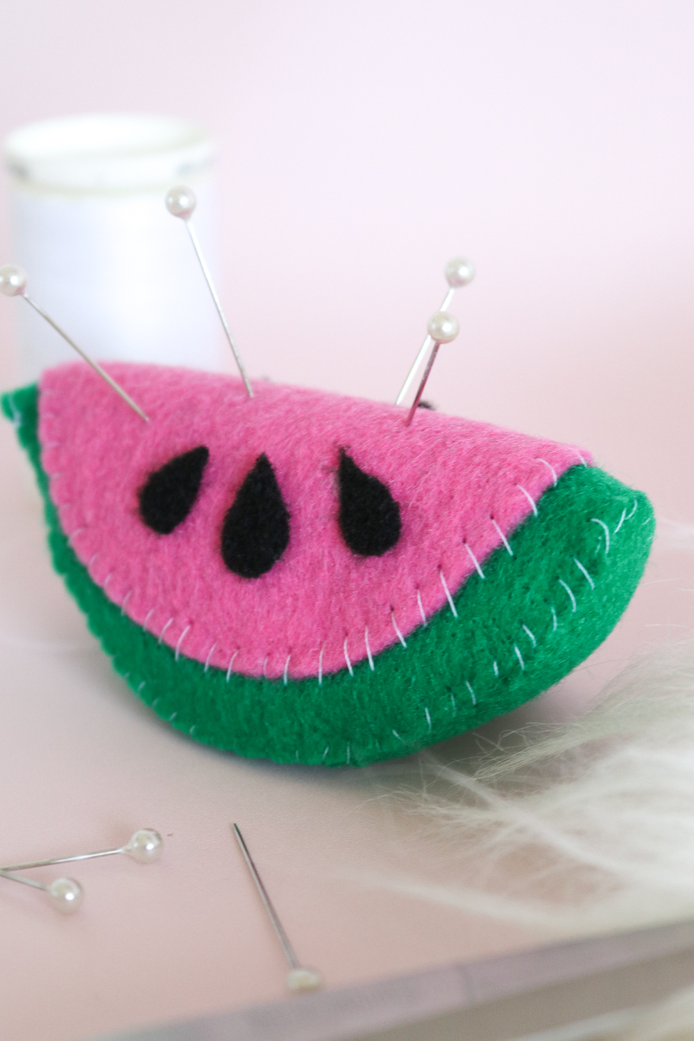 DIY Watermelon Pin Cushion | Club Crafted