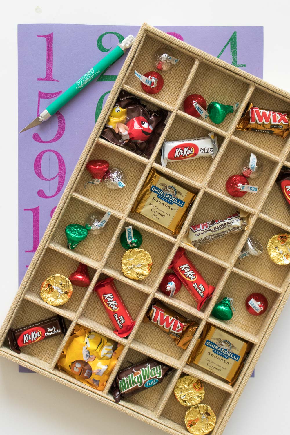 DIY Paper Advent Calendar for Christmas Club Crafted