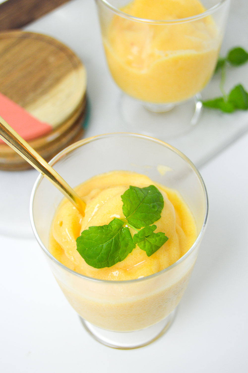 Peach Lemonade Sorbet Bubble Bath Scoops