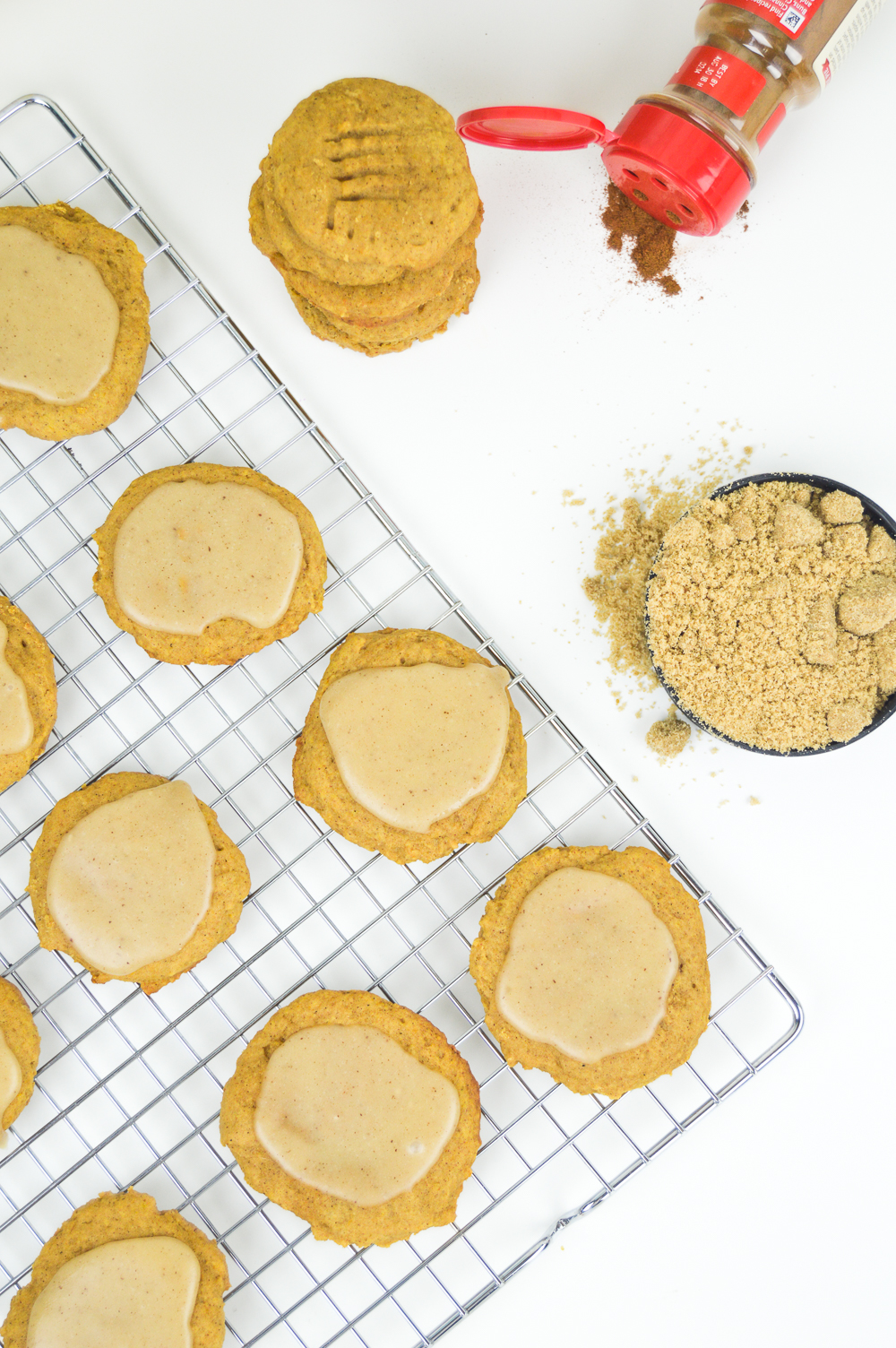 Brown Butter Pumpkin Cookies + Brown Butter Glaze | www.clubcrafted.com
