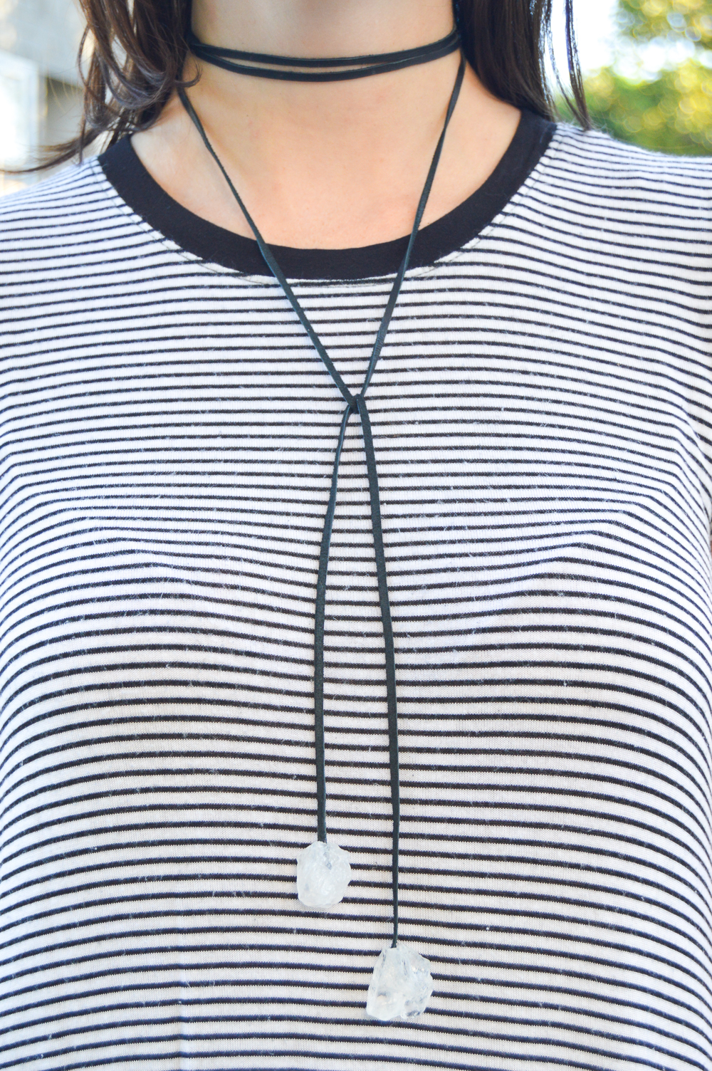 DIY Gem Choker Necklace | Club Crafted