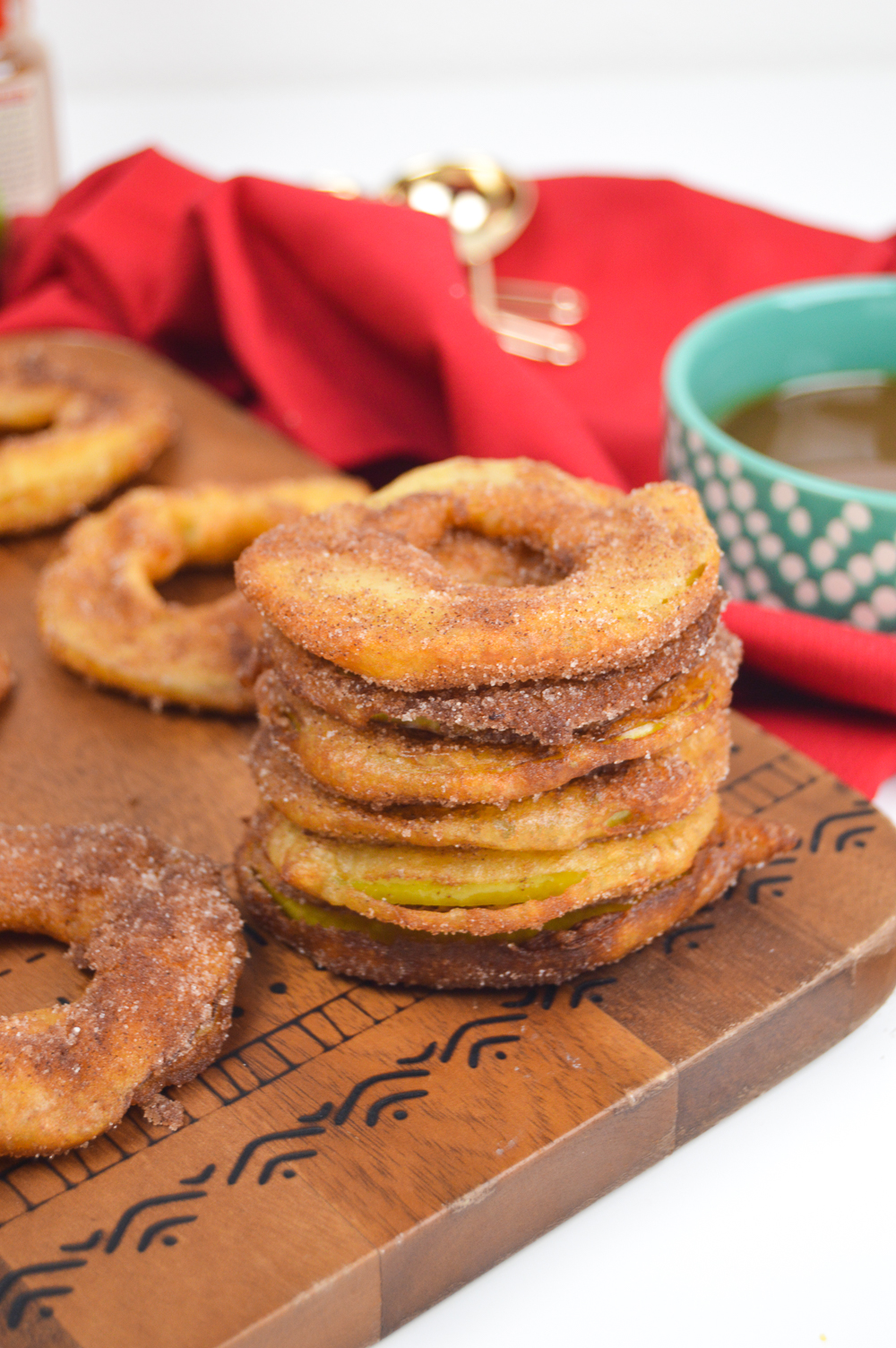 Fried Apple Rings + Bourbon Caramel Sauce | Club Crafted