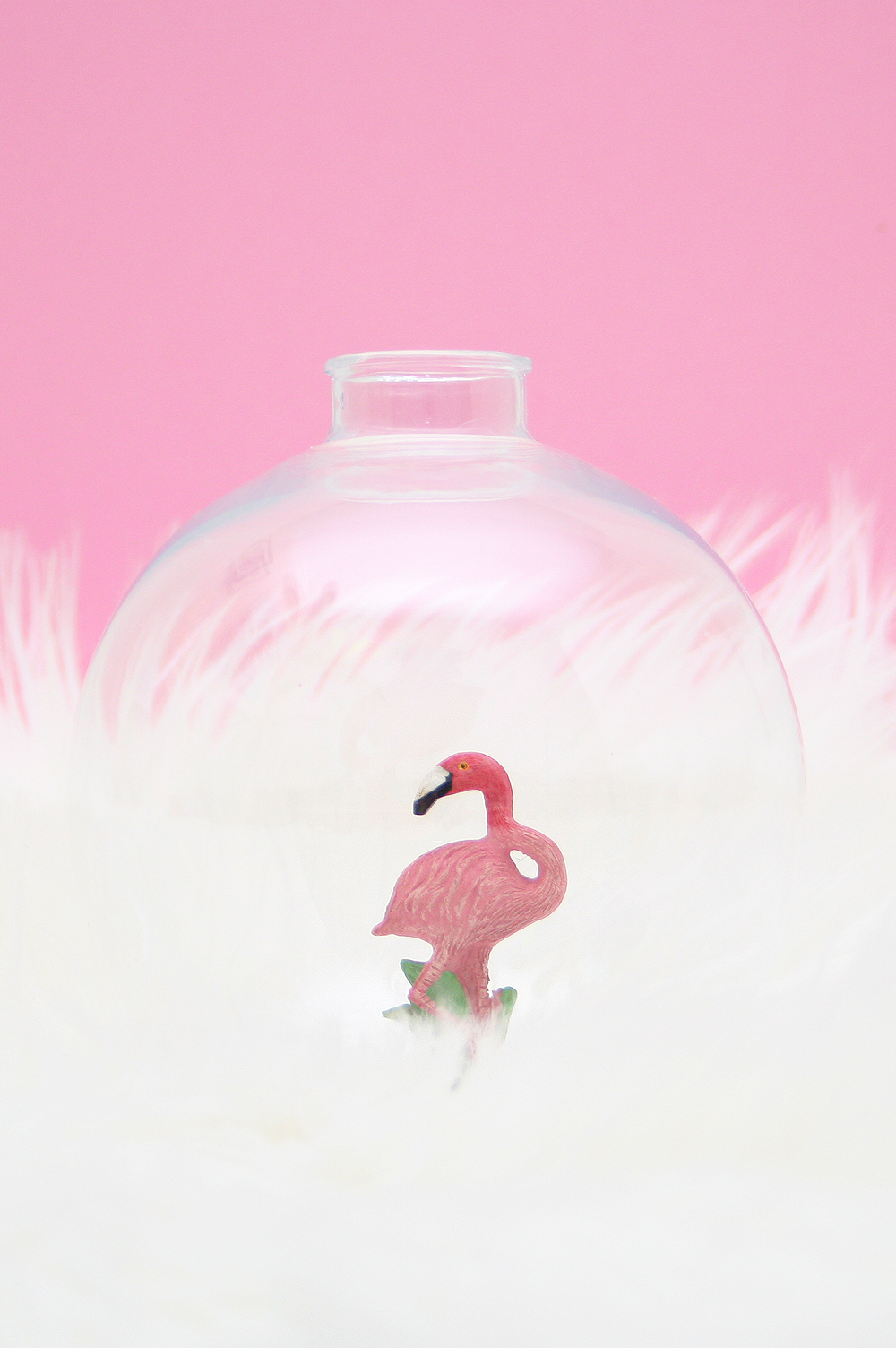 DIY Flamingo Snow Globe Ornament | Club Crafted