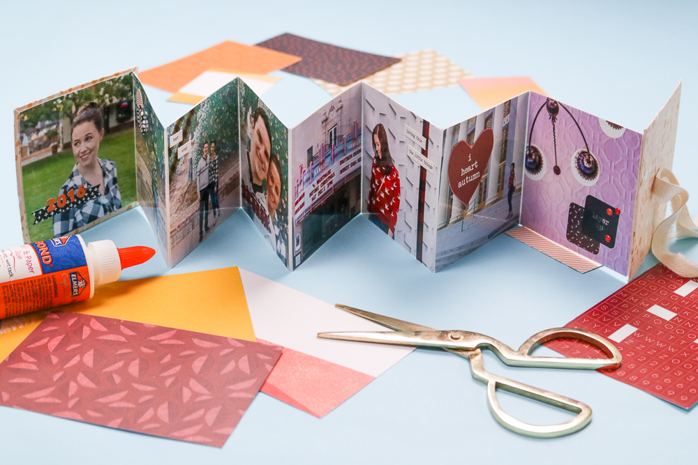 Download DIY Mini Accordion Scrapbook | Club Crafted