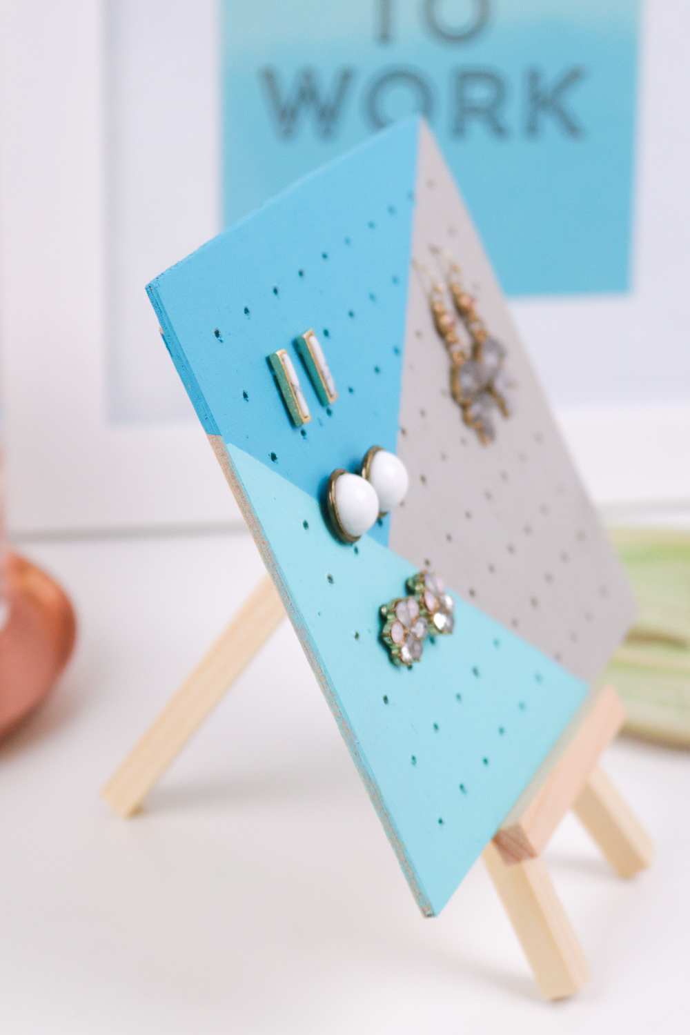 Jewelry Storage: DIY Wood Earring Board | Club Crafted