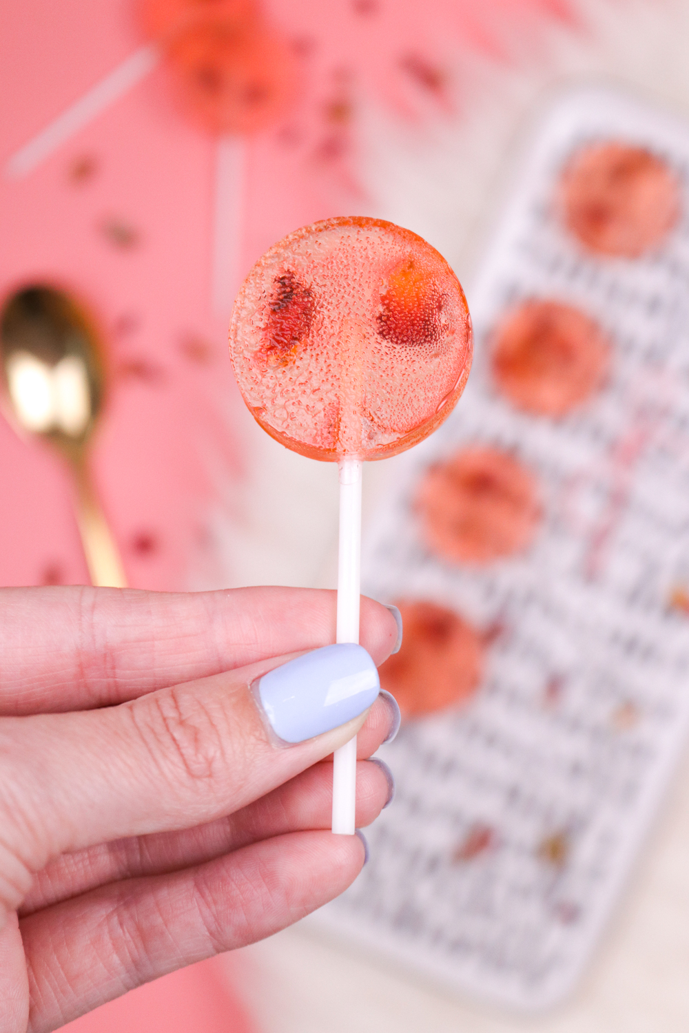 Homemade Rose Lollipops | Club Crafted