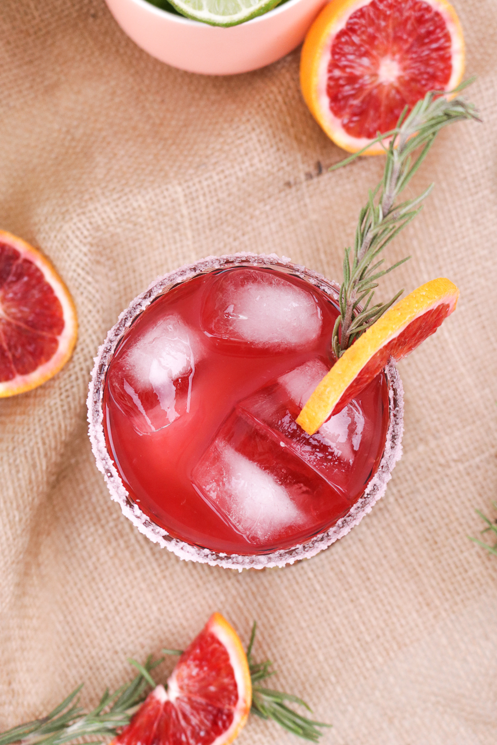 Rosemary Blood Orange Margaritas | Club Crafted