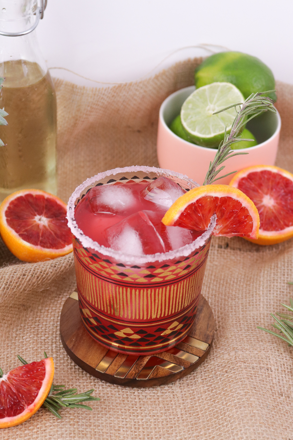 Rosemary Blood Orange Margaritas | Club Crafted