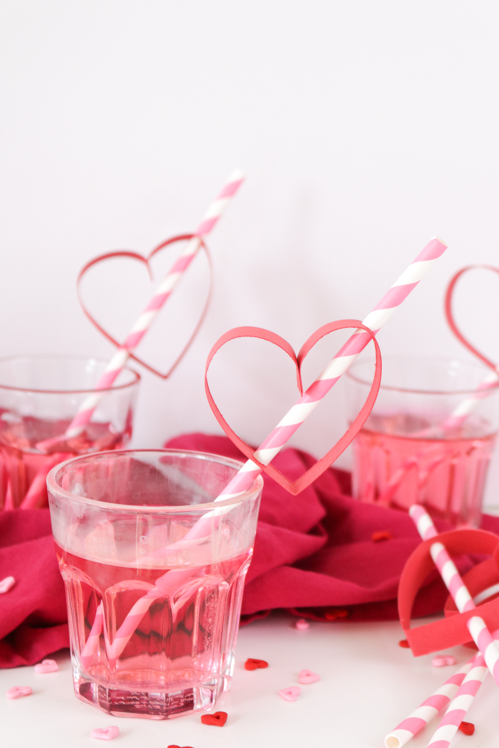 Valentines Day Straw Toppers DIY 