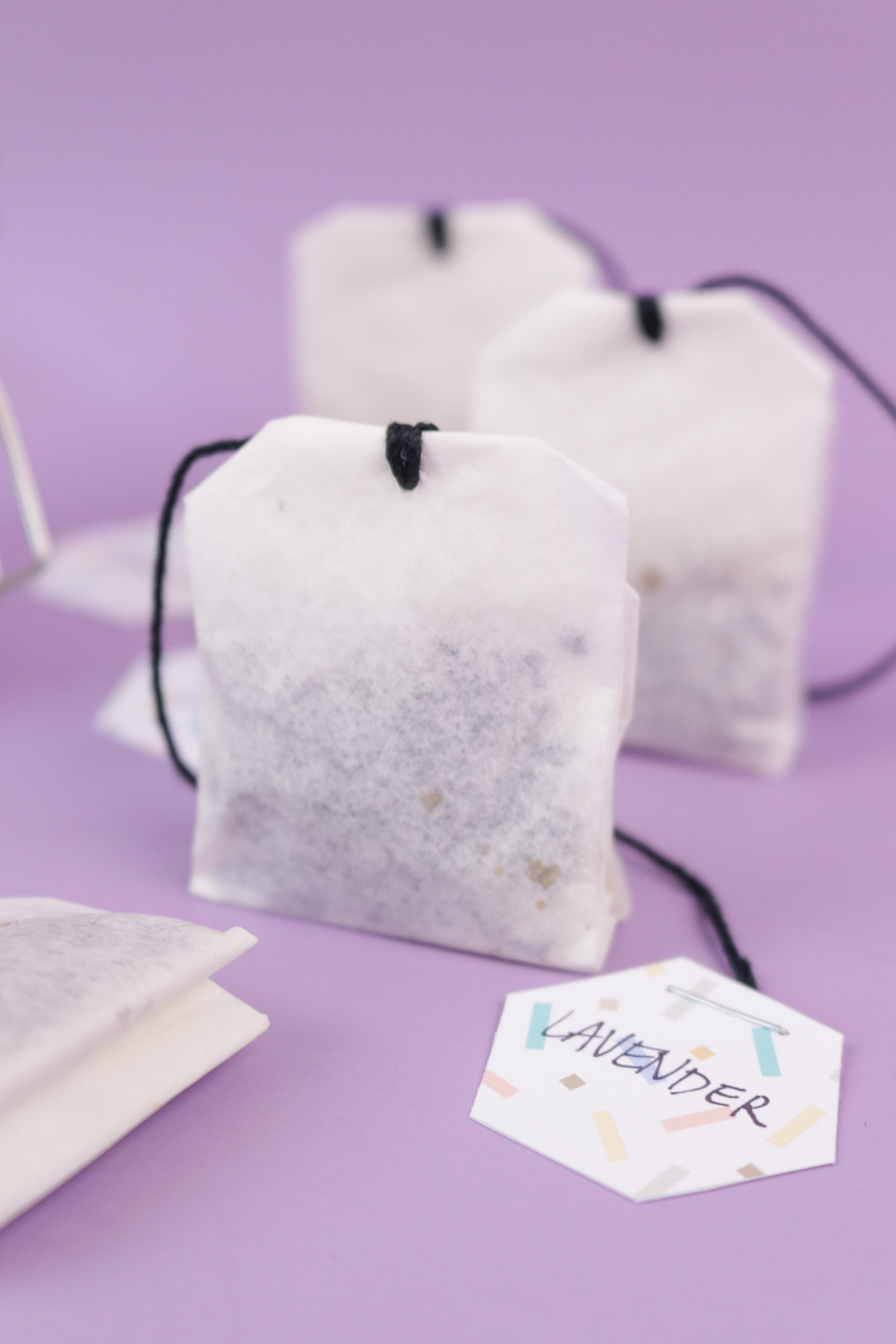 DIY Coffee Filter Tea Bags + Printable Tags | Club Crafted