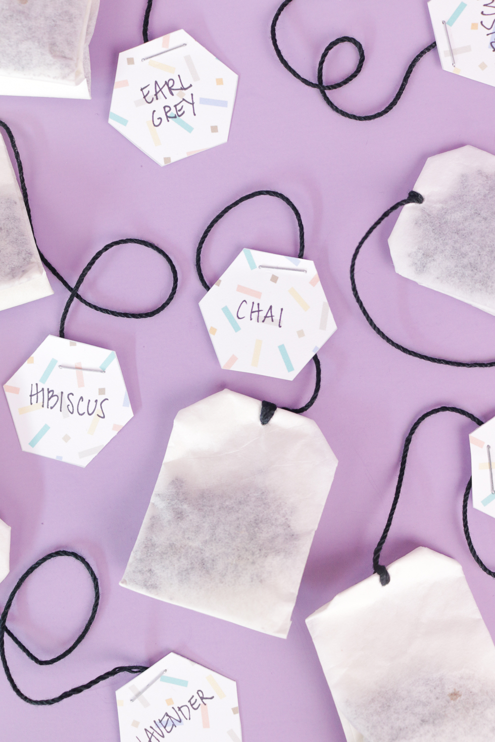 DIY Coffee Filter Tea Bags + Printable Tags | Club Crafted