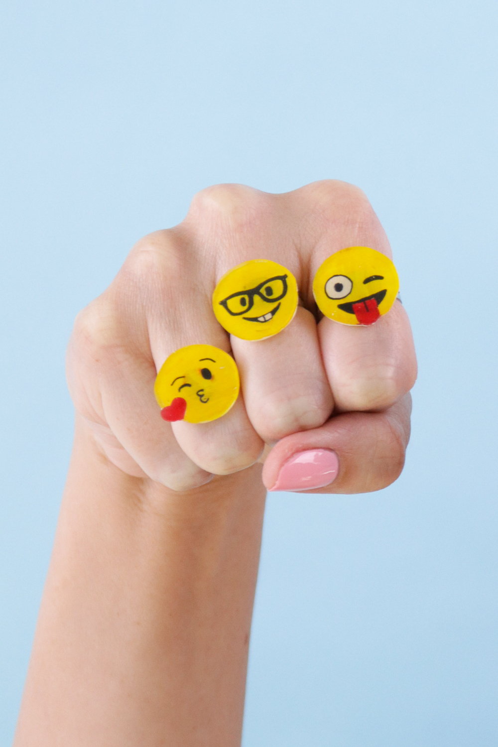 DIY Emoji Rings | Club Crafted