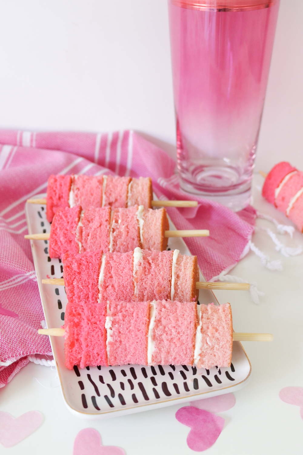 Ombre Cake Kabobs | Club Crafted