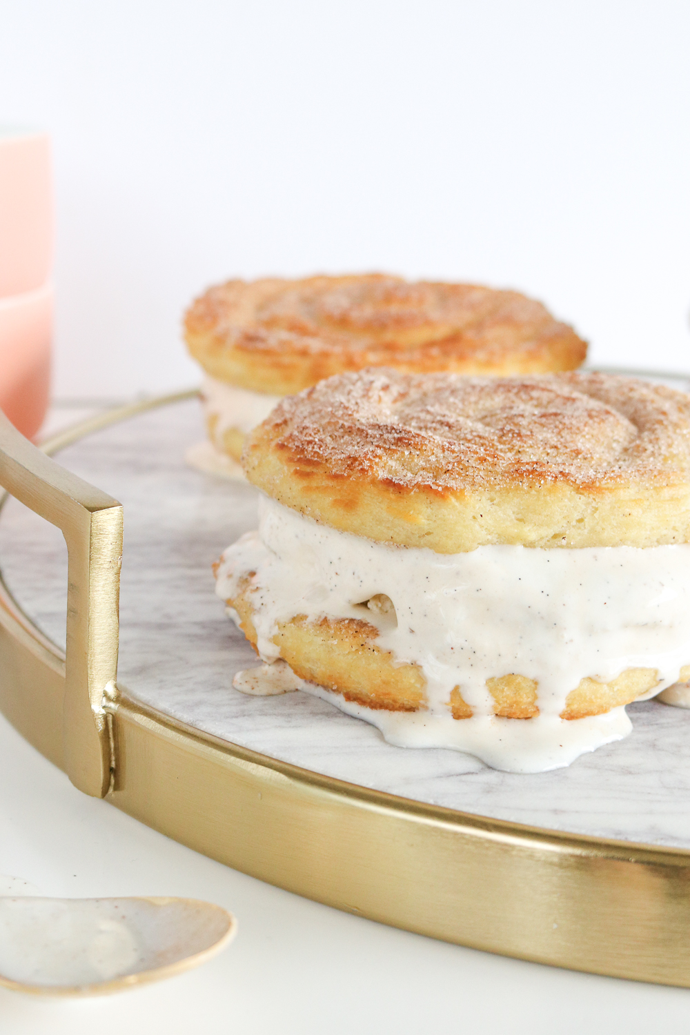 Baked Churro Ice Cream Sandwiches | Club Crafted