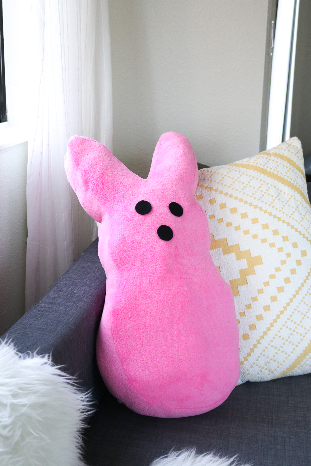 peeps giant plush bunny