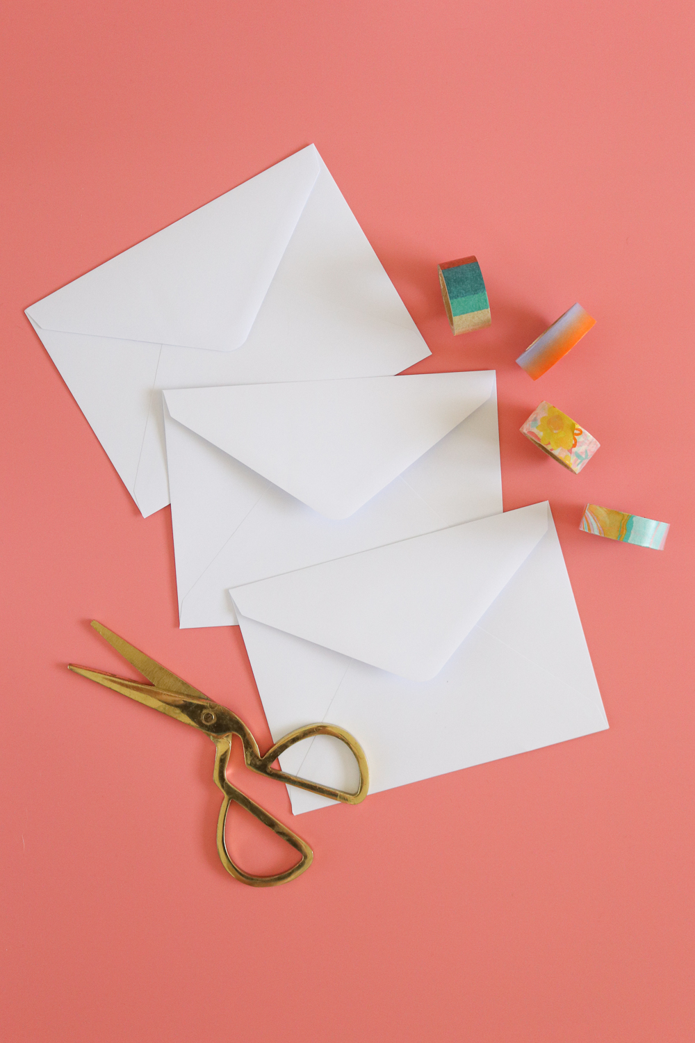 DIY Washi Tape Lined Envelopes | Club Crafted