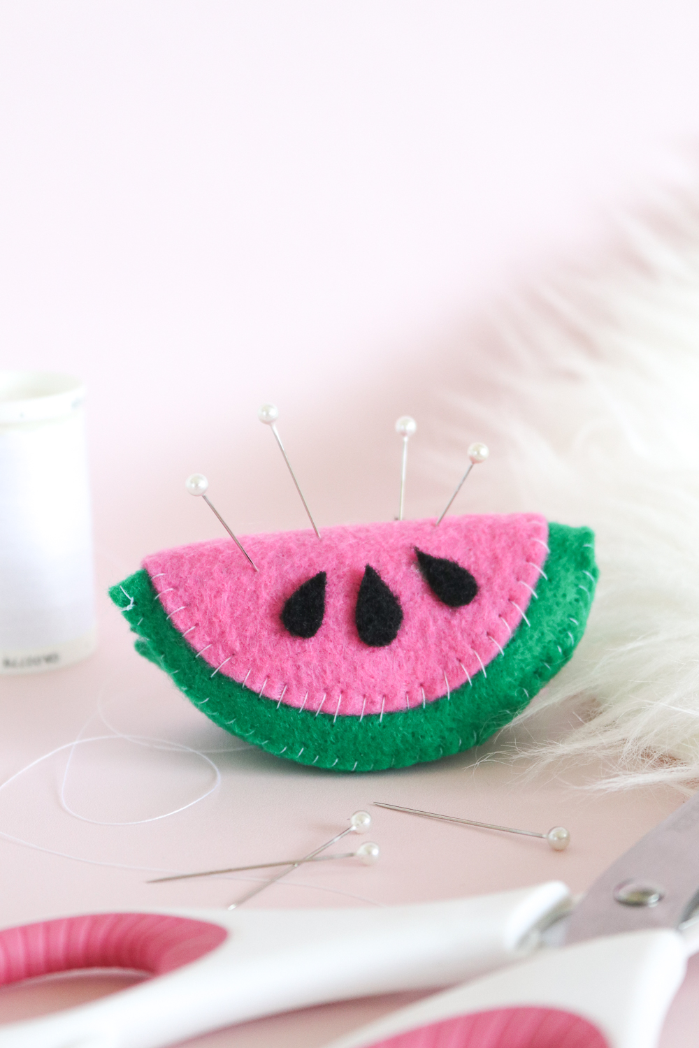DIY Watermelon Pin Cushion