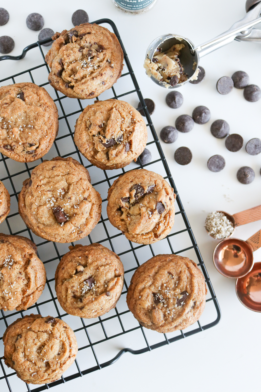 Salted Brown Butter Chocolate Chunk Cookies | Club Crafted