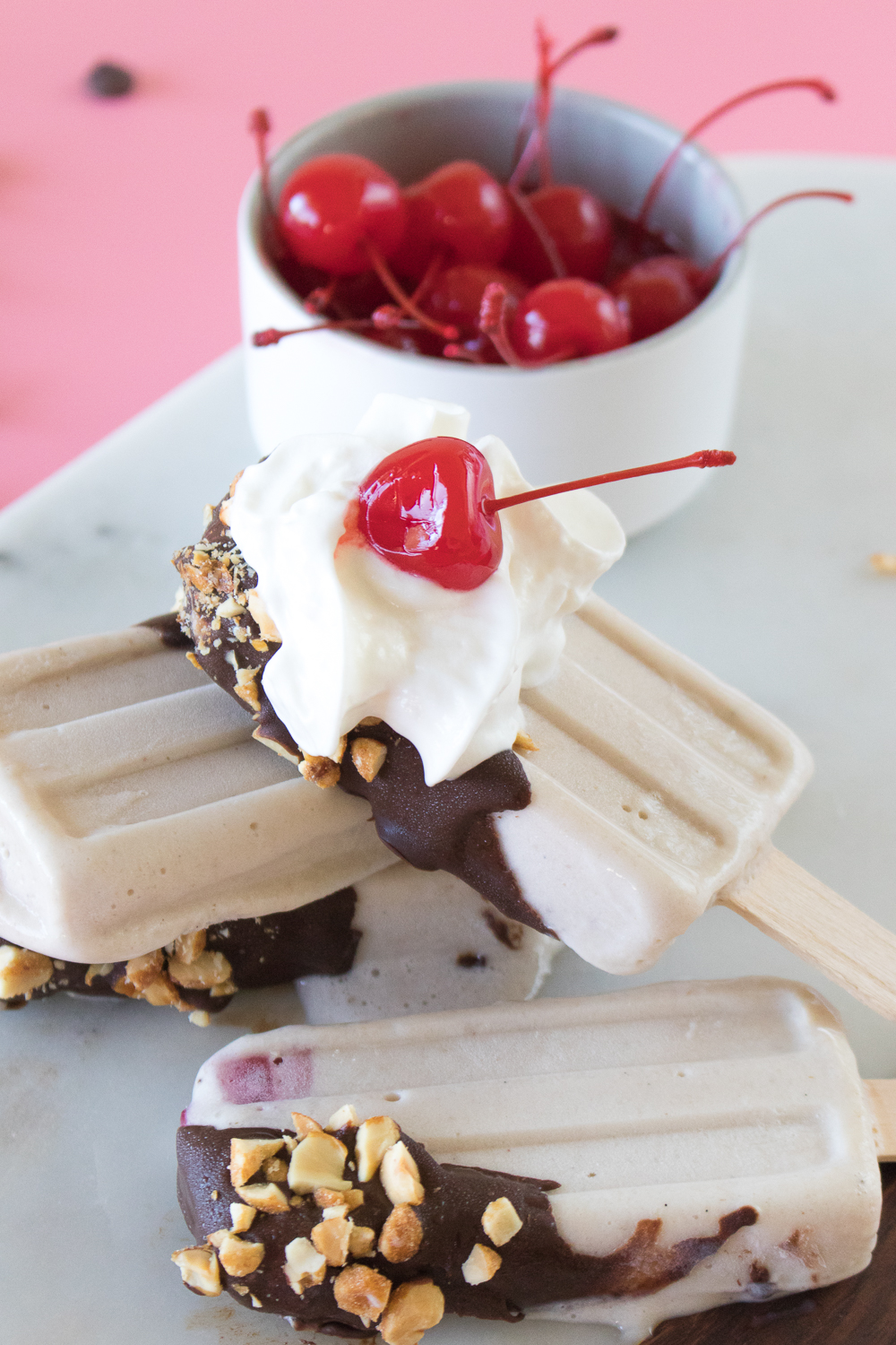 Banana Split Popsicles | Club Crafted