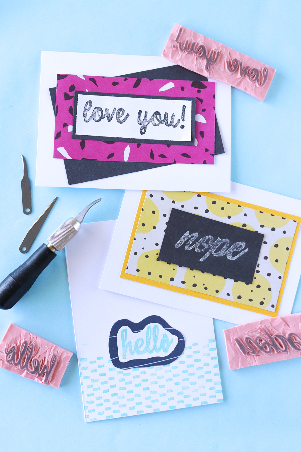 Fun and Easy DIY Large Letter Stamps for Kids