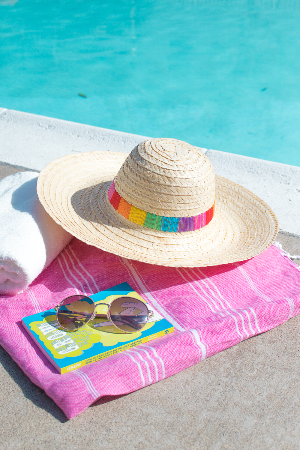 DIY Embroidered Sun Hat | Club Crafted