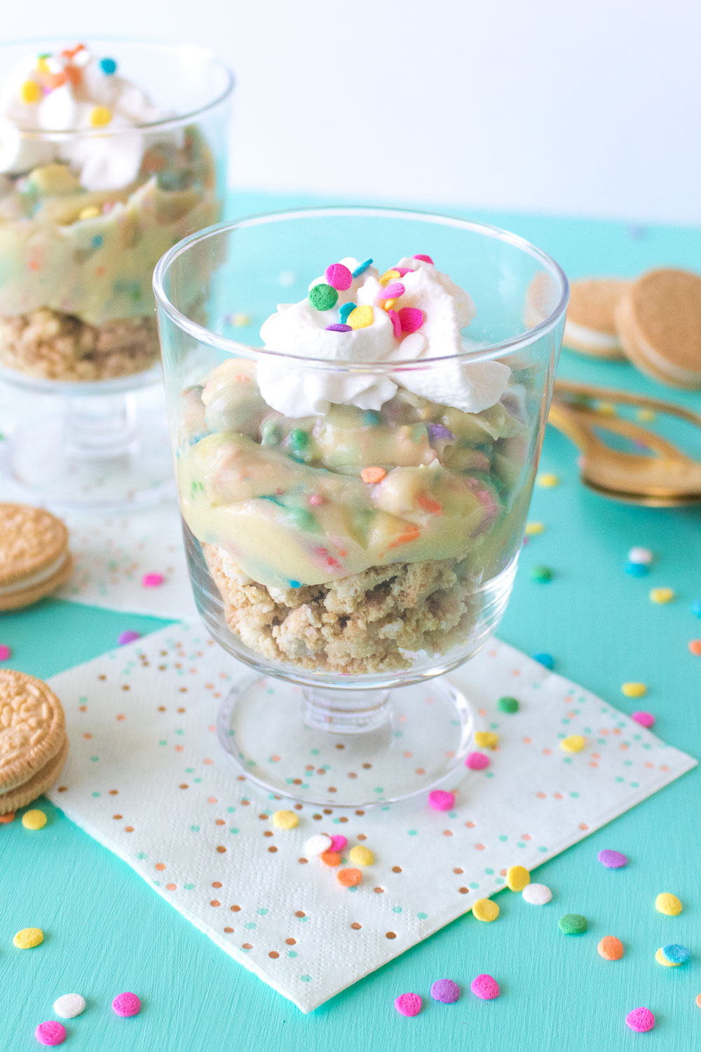 Cake Batter Pudding Cups | Club Crafted
