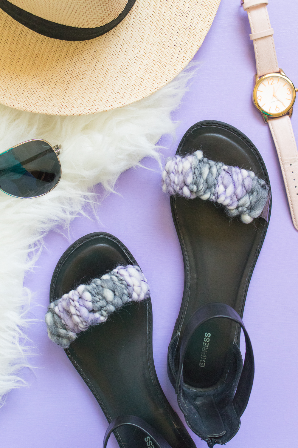 Quick Fix! DIY Woven Sandal Straps | Club Crafted