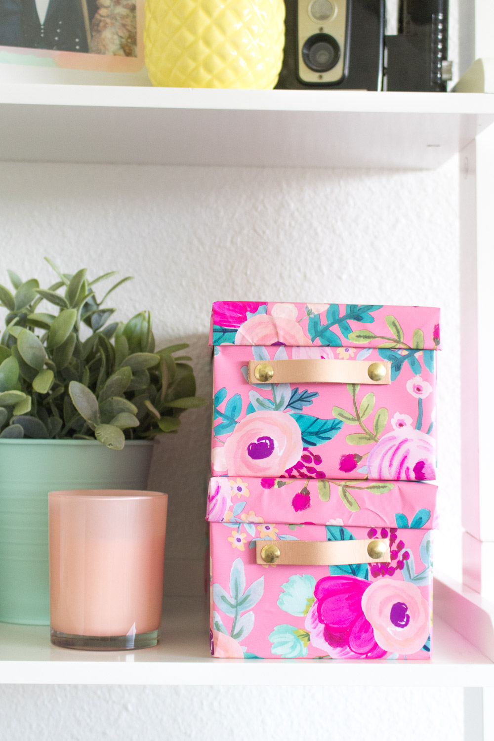 DIY Vertical Wrapping Paper Storage Idea - Ikea Hack!