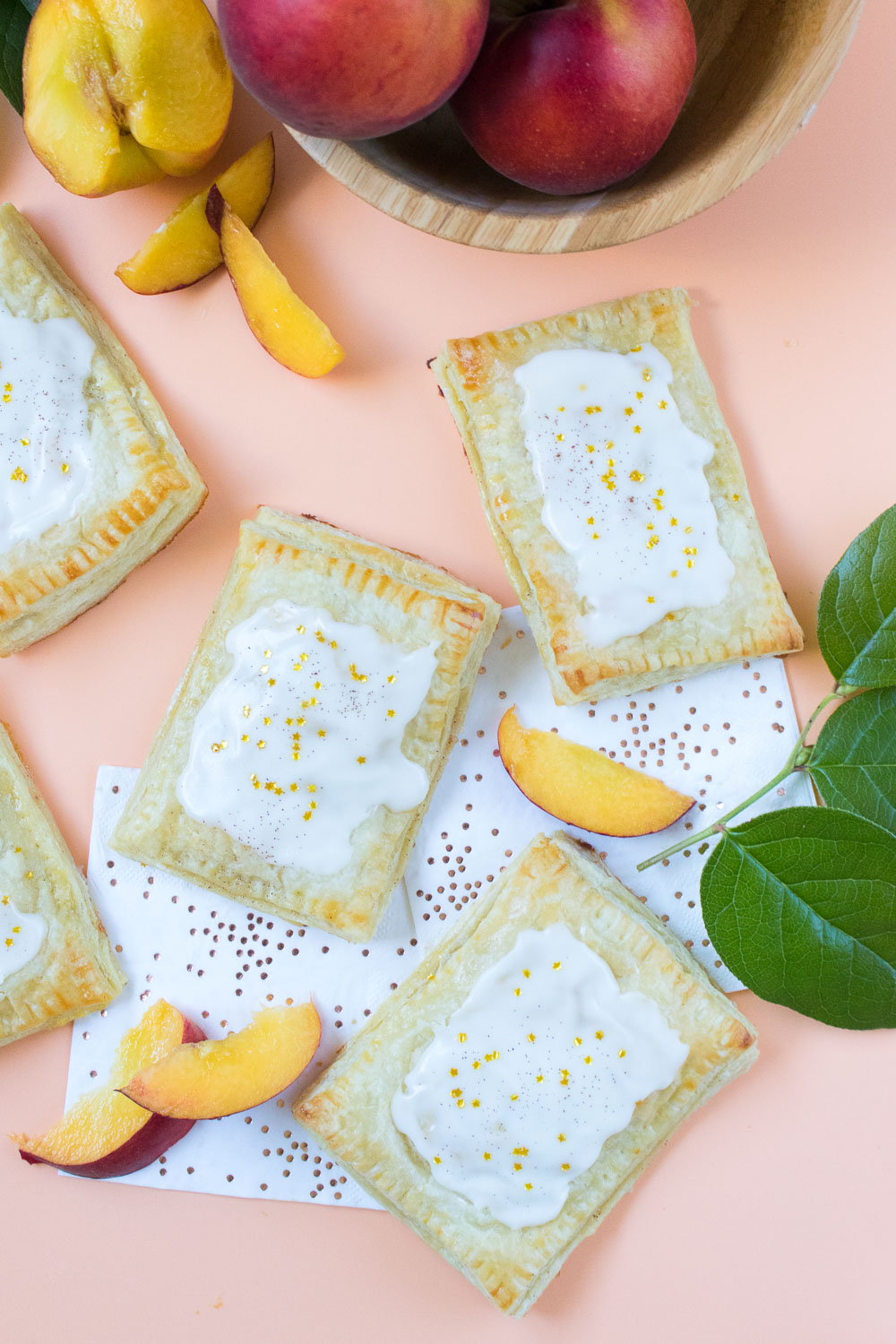Peaches & Cream Pastries | Club Crafted