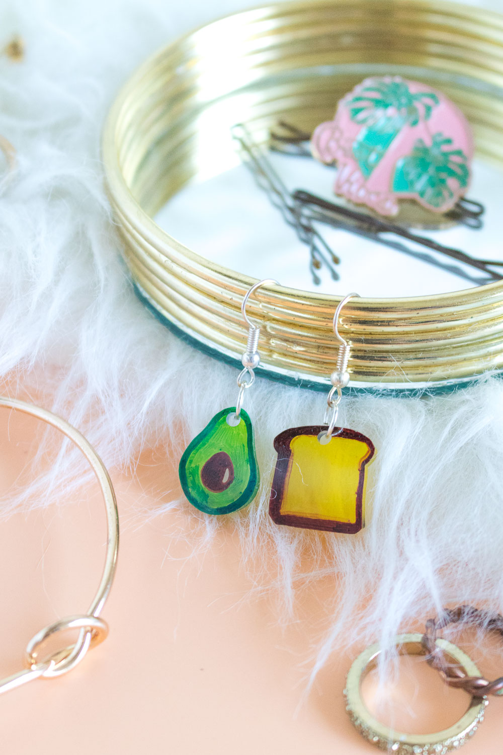 DIY Avocado Toast Earrings | Club Crafted