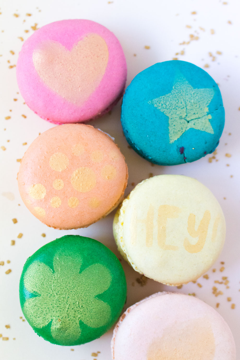 DIY Stenciled Macarons | Club Crafted