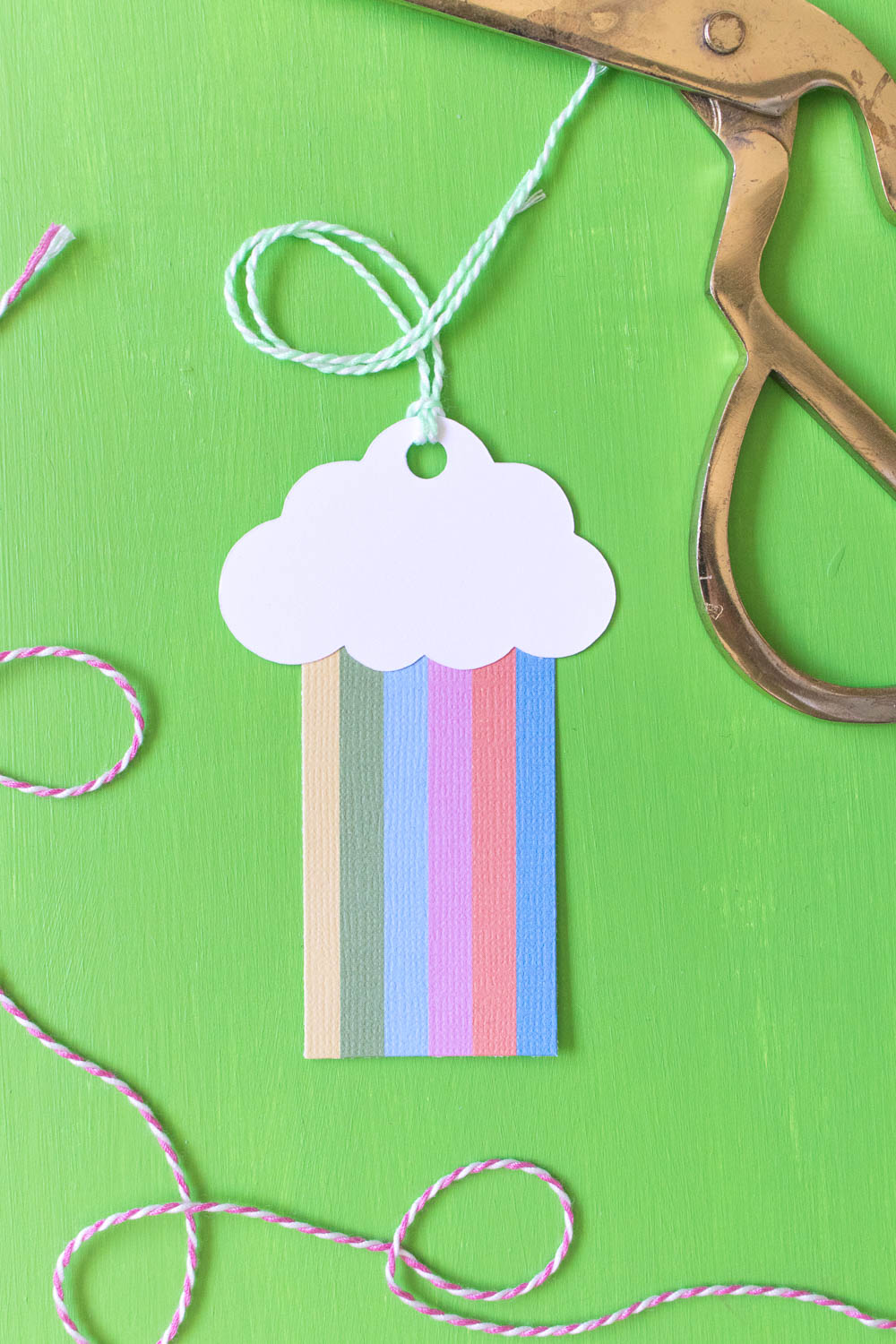 DIY Rainbow Gift Tags | Club Crafted