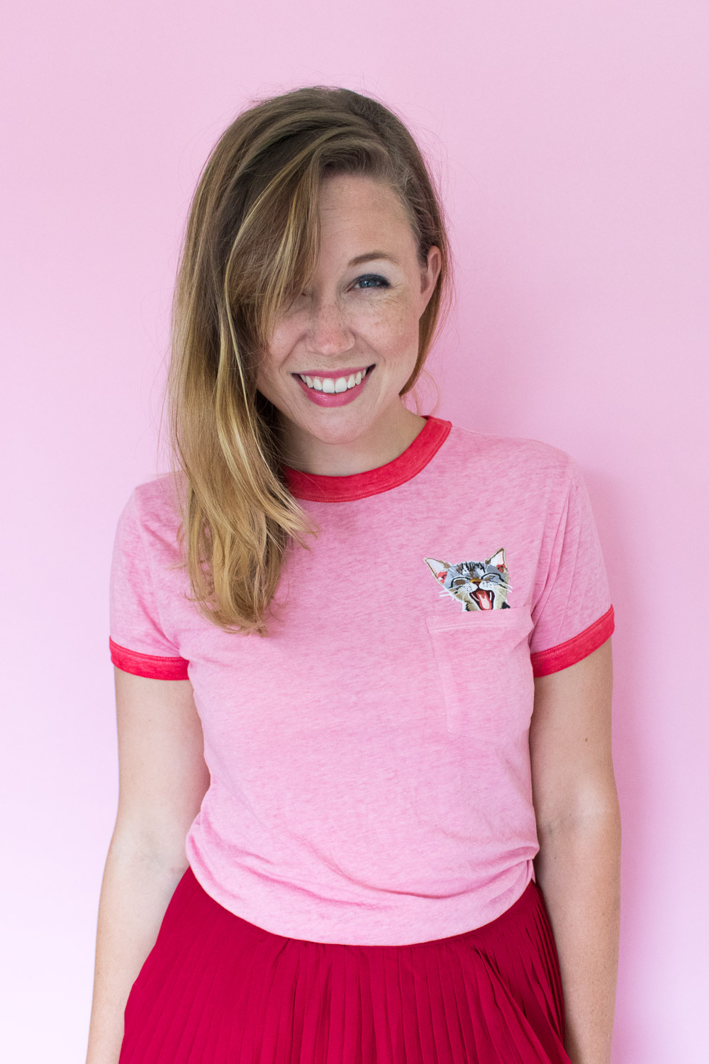 DIY Peekaboo Patch T-Shirt | Club Crafted