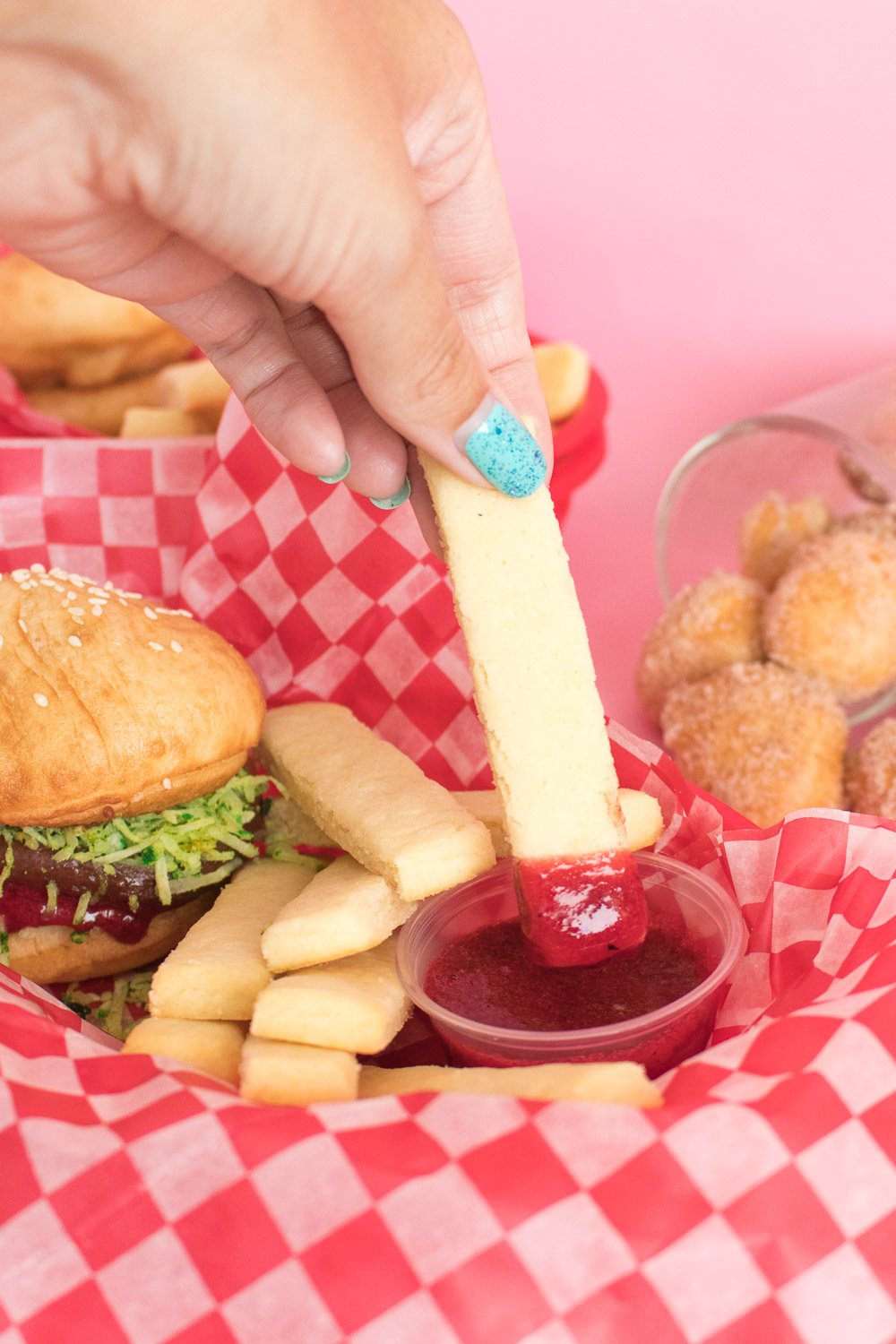 Donut Burgers + Cookie Fries | Club Crafted