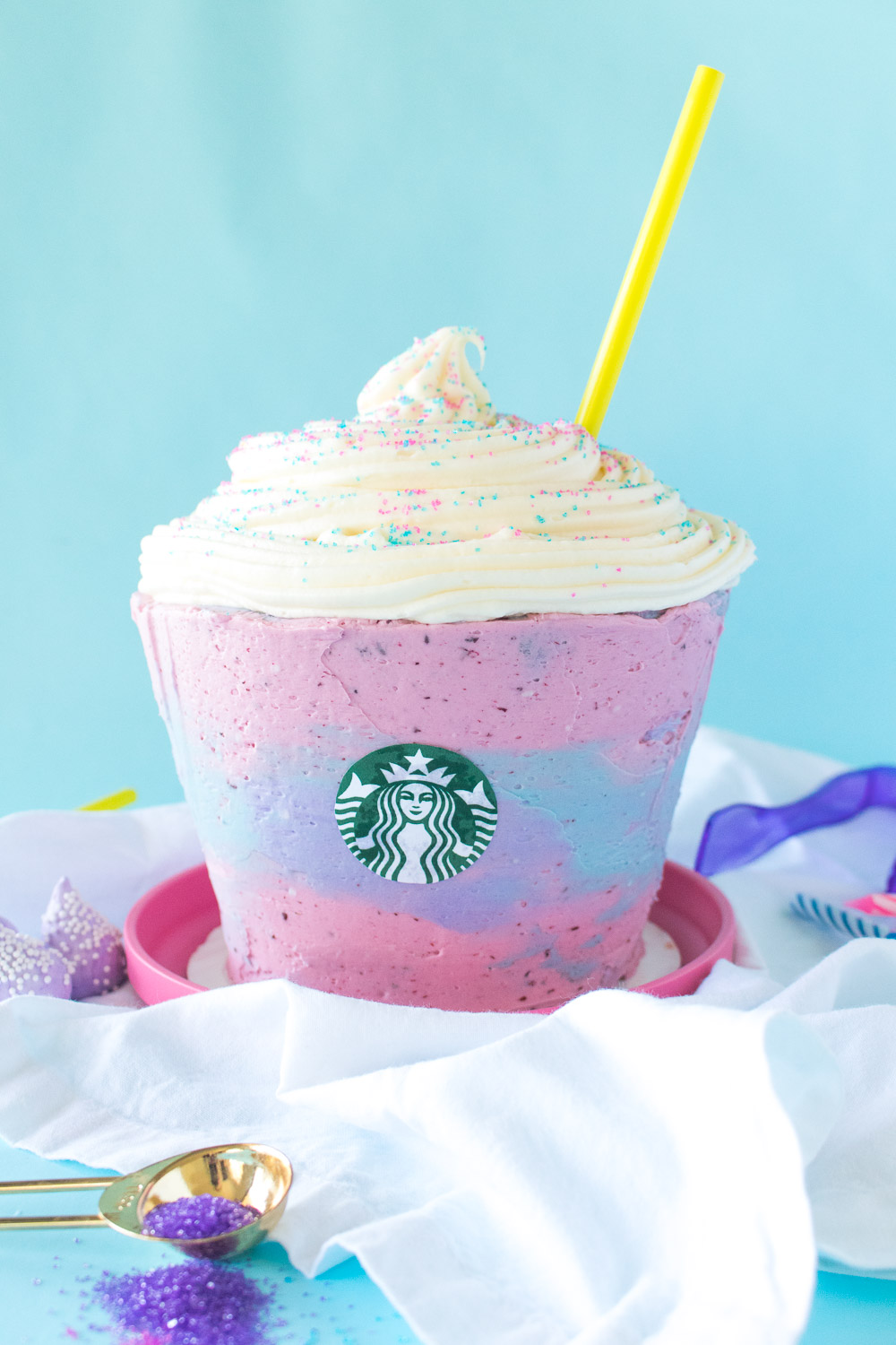 Unicorn Frappuccino Cake | Club Crafted
