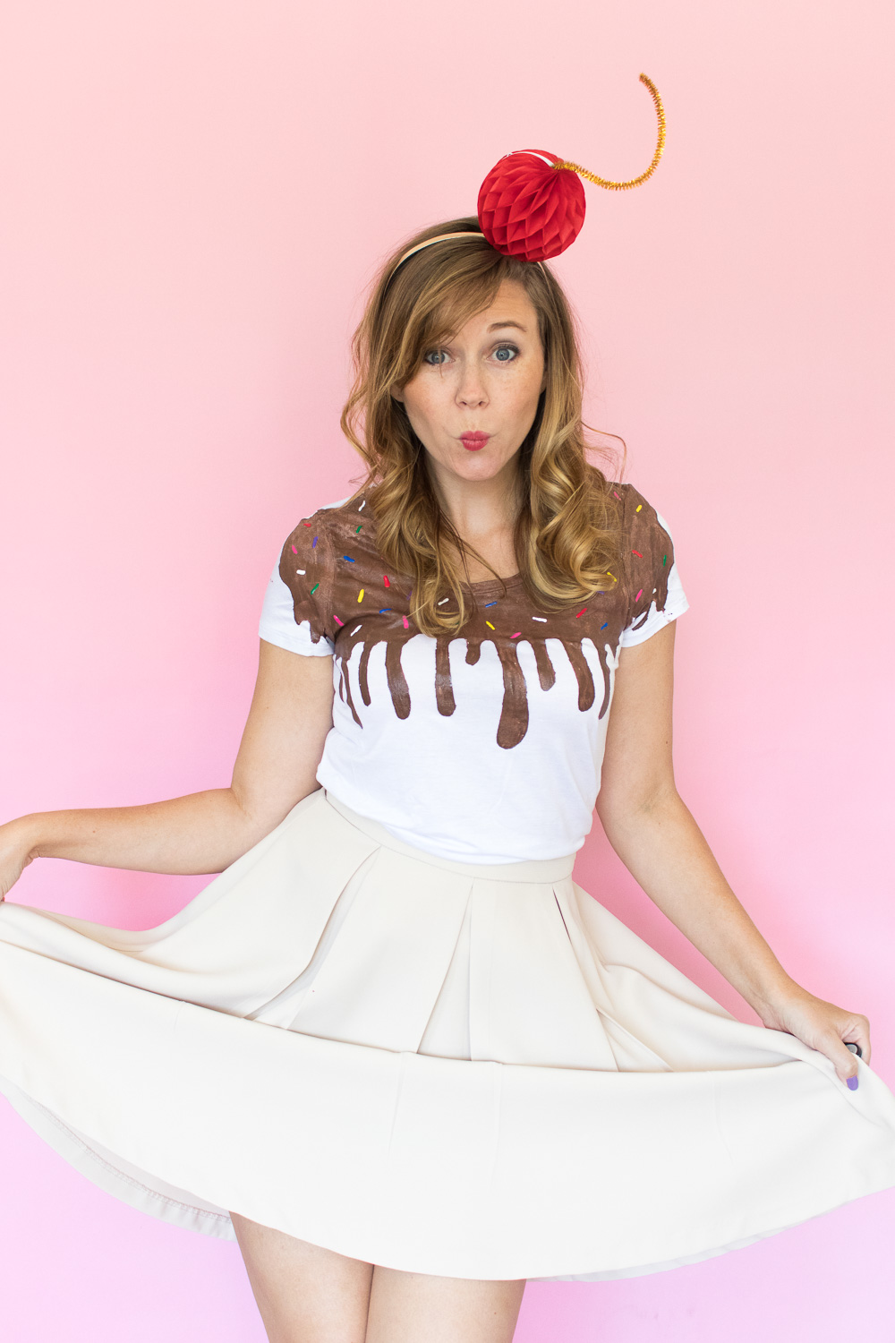 DIY Simple Ice Cream T-Shirt for Halloween | Club Crafted