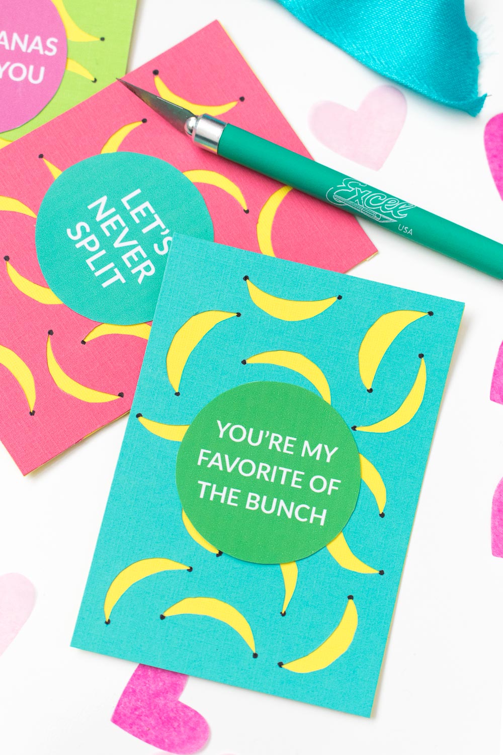 DIY Banana Valentines + a Free Printable! | Club Crafted