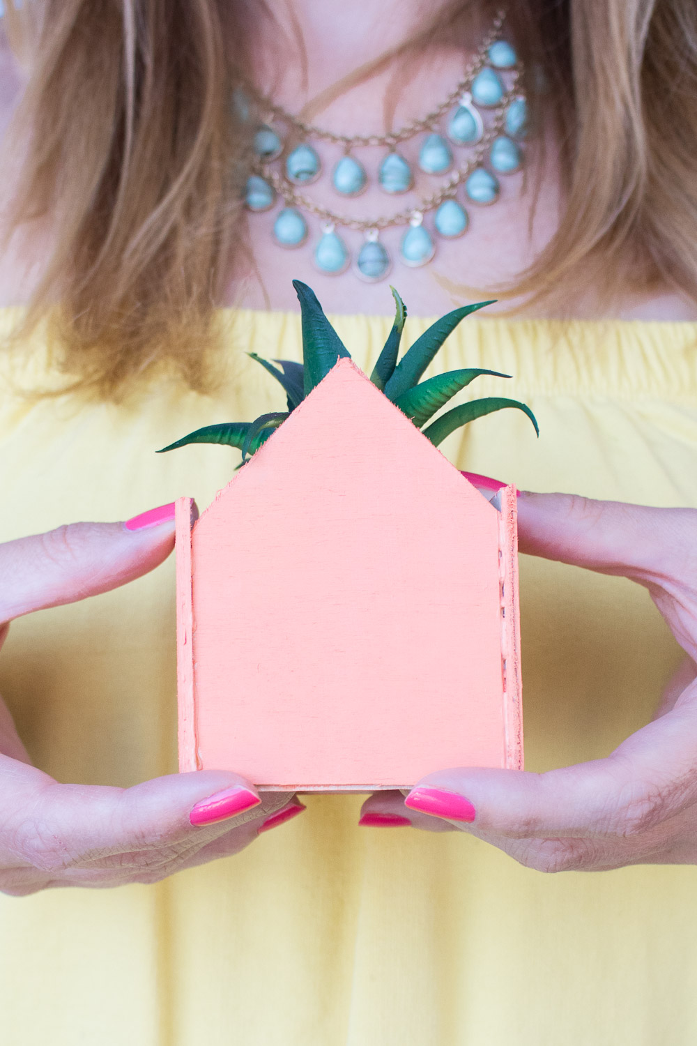 DIY Mini Pastel House Planters | Club Crafted