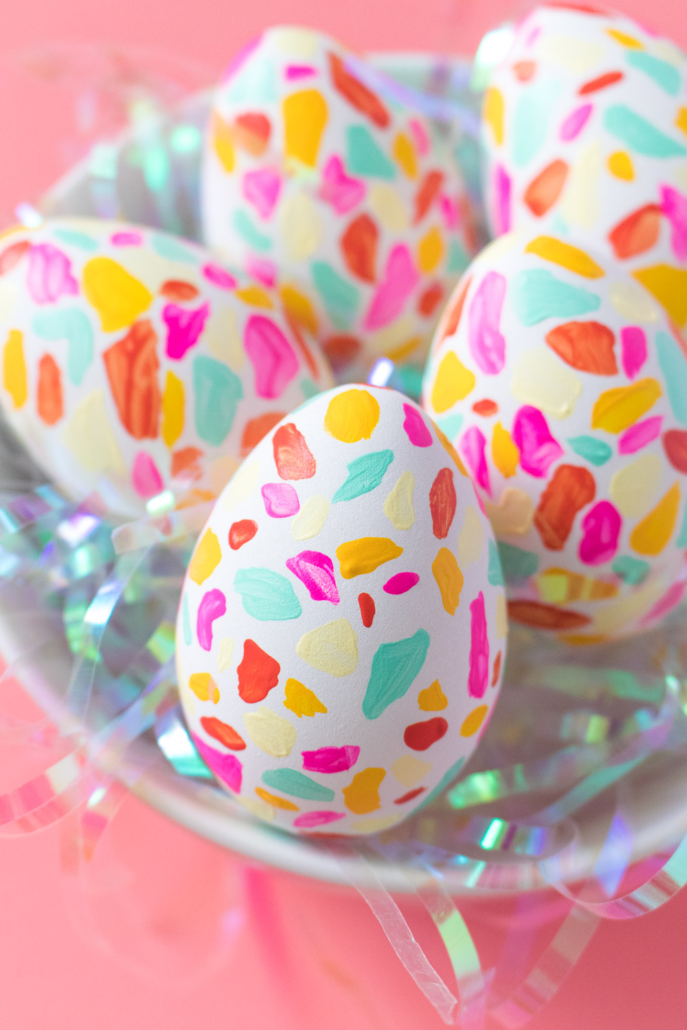 DIY Terrazzo Easter Eggs | Club Crafted
