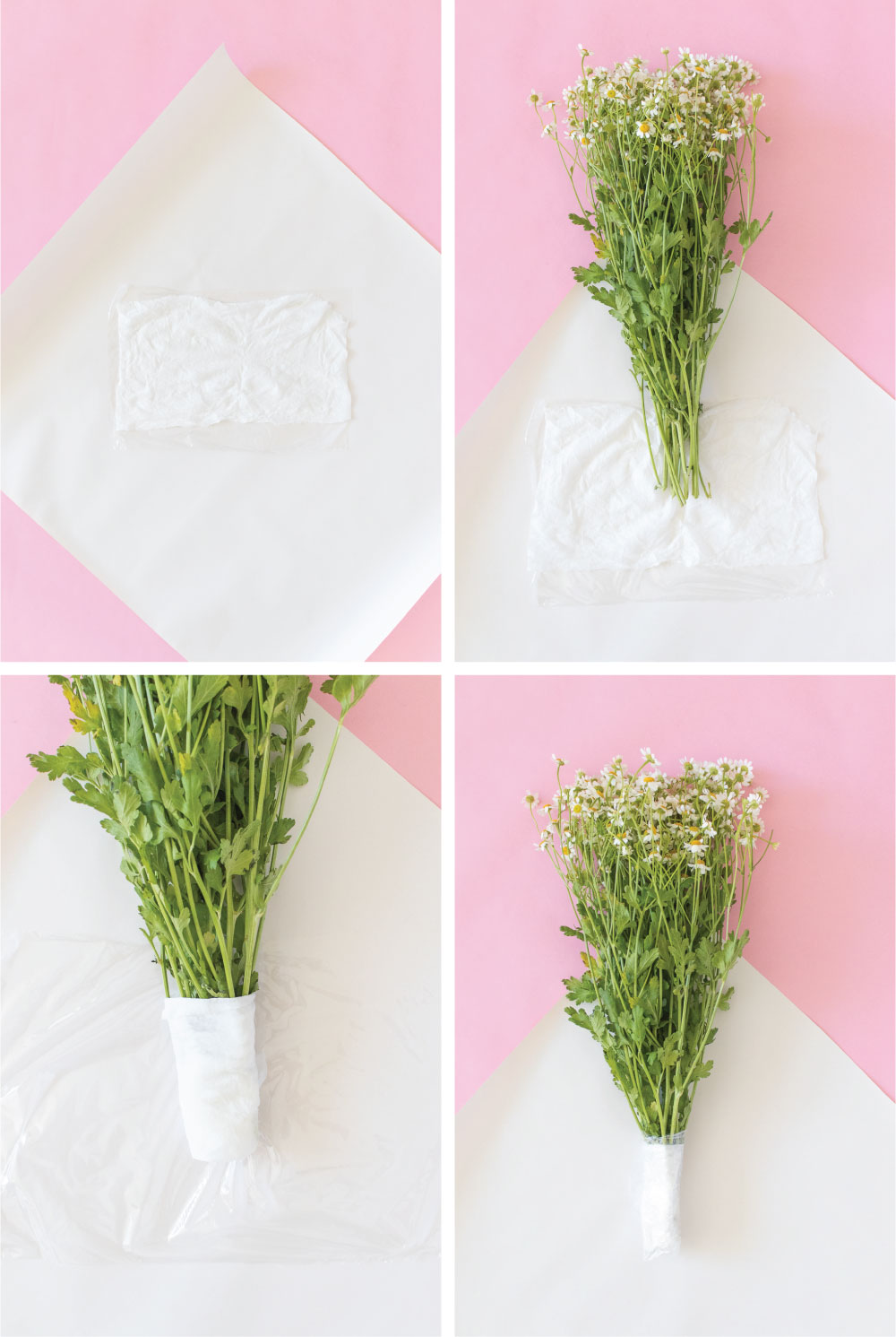 How to Wrap a Bouquet of Flowers with Wrapping Paper