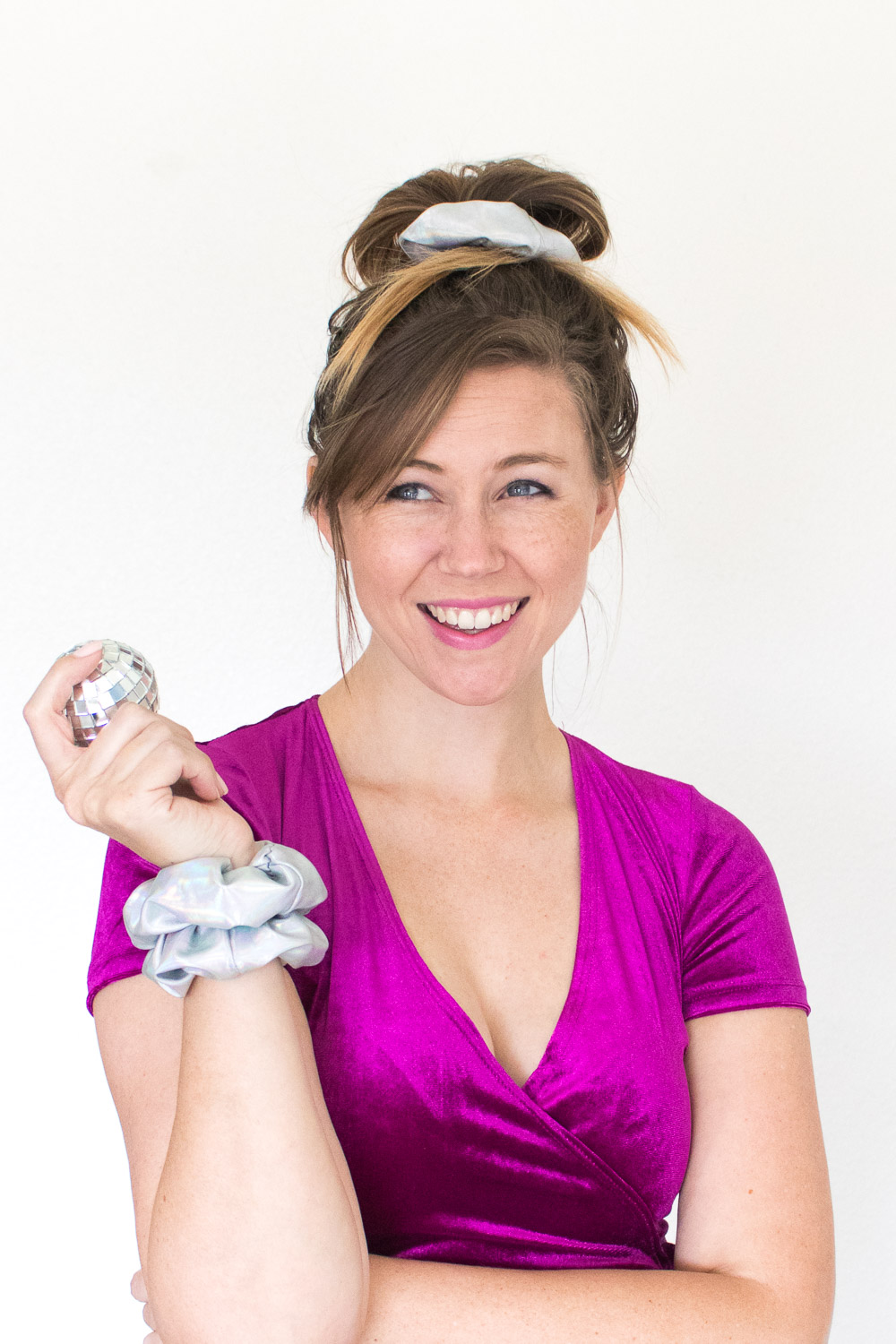 Throwback! How to Sew Holographic Scrunchies | Club Crafted