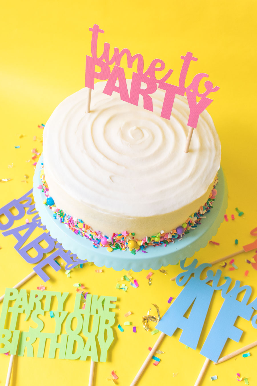 Printable Cake Toppers for Birthdays (+ Free SVG Templates!)