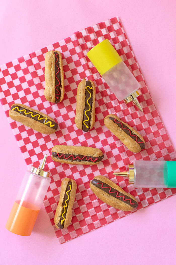 Fun Summer Treat! Hot Dog Eclairs | Club Crafted