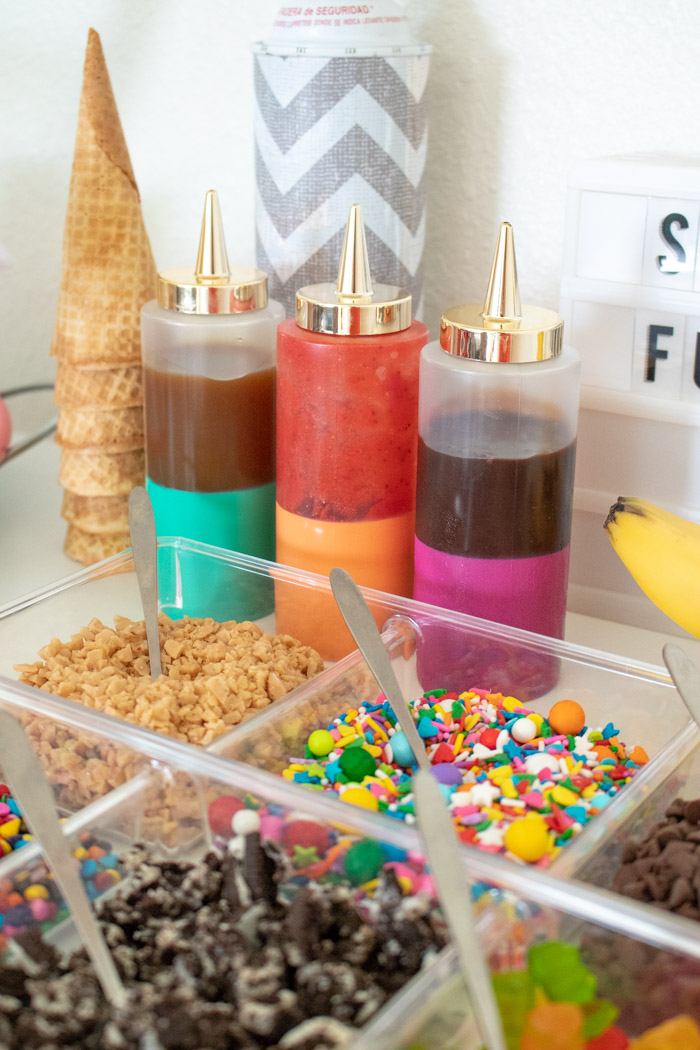 How to Make a Colorful Ice Cream Sundae Bar | Club Crafted