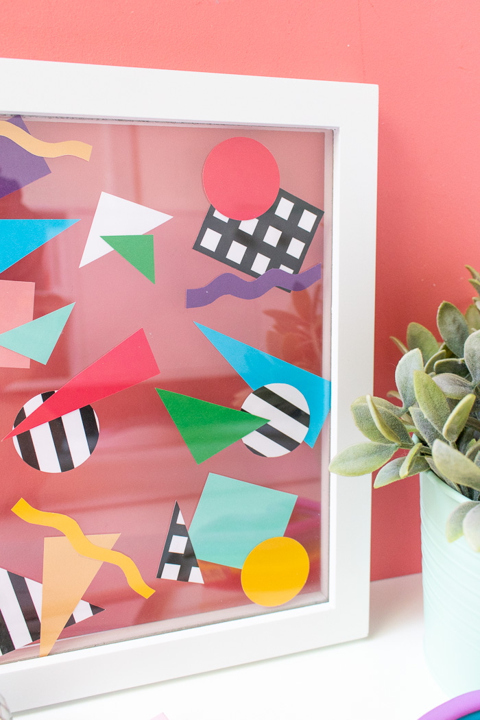 DIY Easy Abstract 80s Wall Art | Club Crafted
