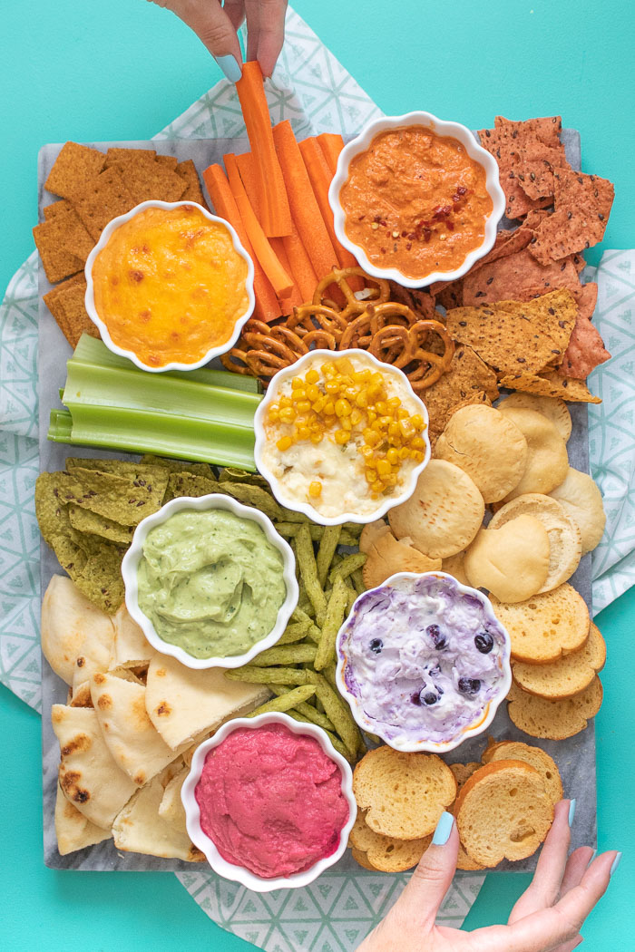 A Rainbow of Dip Ideas for Summer | Club Crafted