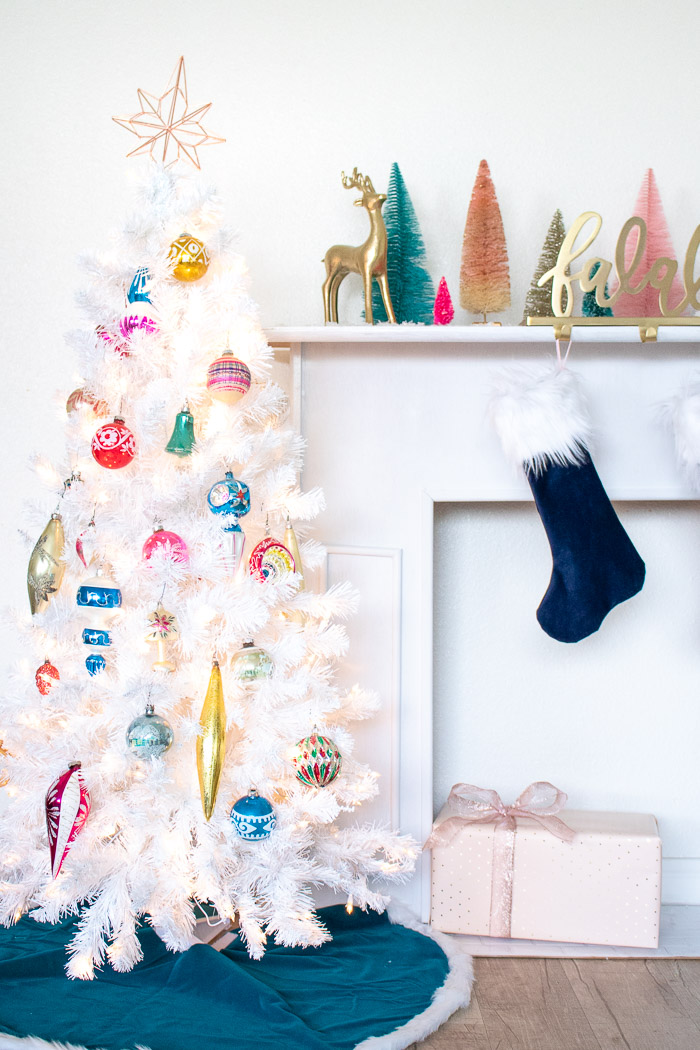My Colorful Vintage Christmas Tree | Club Crafted