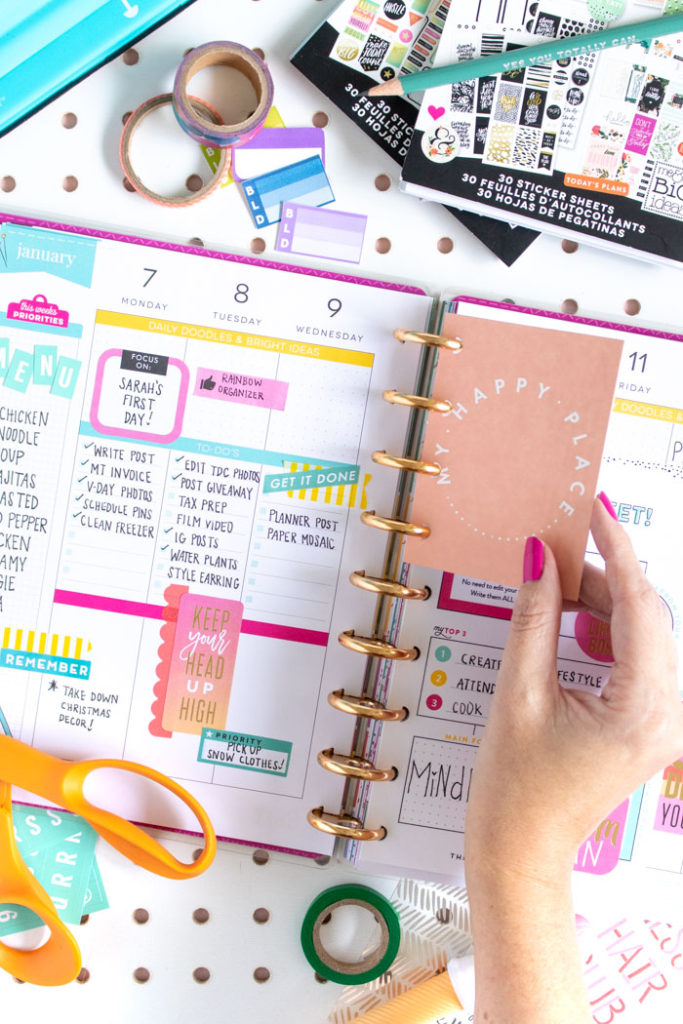 Happy Planner Ideas: How to Start Using a Planner this Year | Club Crafted