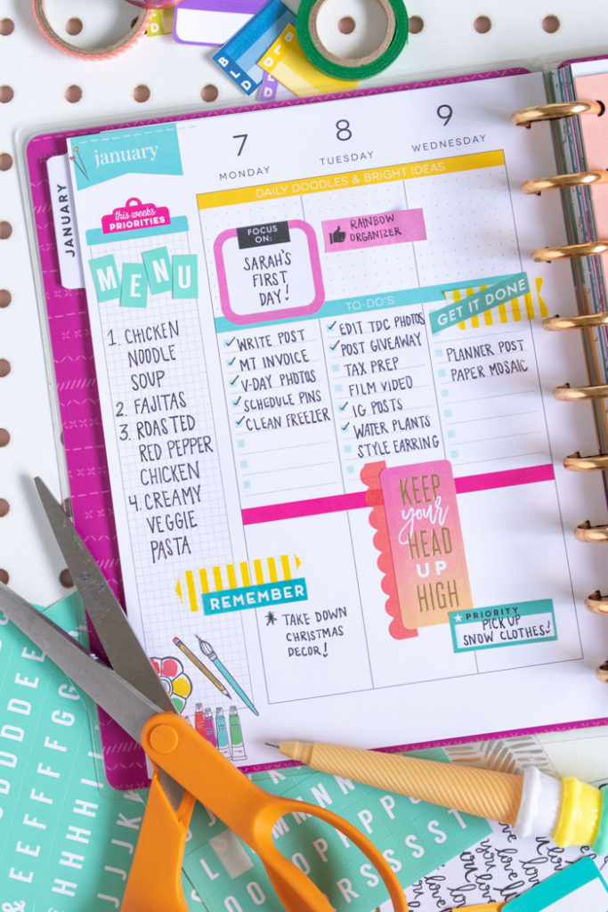 Happy Planner Ideas: How to Start Using a Planner this Year | Club Crafted