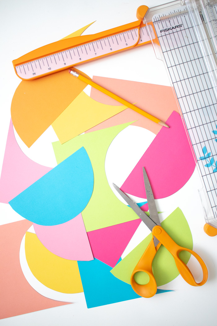 DIY Easy Geometric Paper Wall Art | Club Crafted